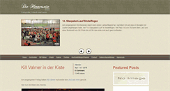 Desktop Screenshot of hennerseite.de